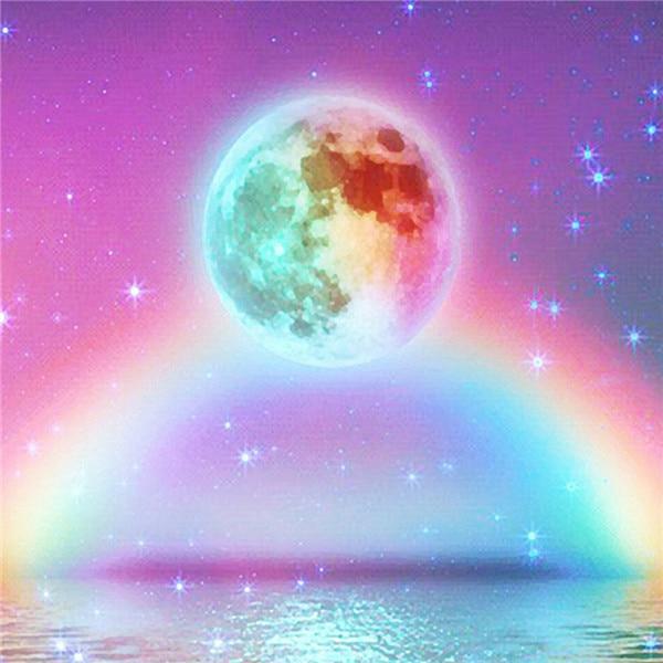 Алмазная картина, новый пейзаж, дерево, 5D DIY, Алмазная вышивка, распродажа, Луна, картины из стразов, мозаика, домашний декор