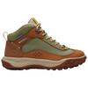 Timberland Motion 7 Кожаные Водонепроницаемые Удобные Модные Ботильоны Женские Ботинки для Улицы Коричневый Зеленый A423G-754