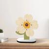 High-end Flower Display Clock Unique Cartoon Mute Clock Creative Floral Tabletop Clock Home Use