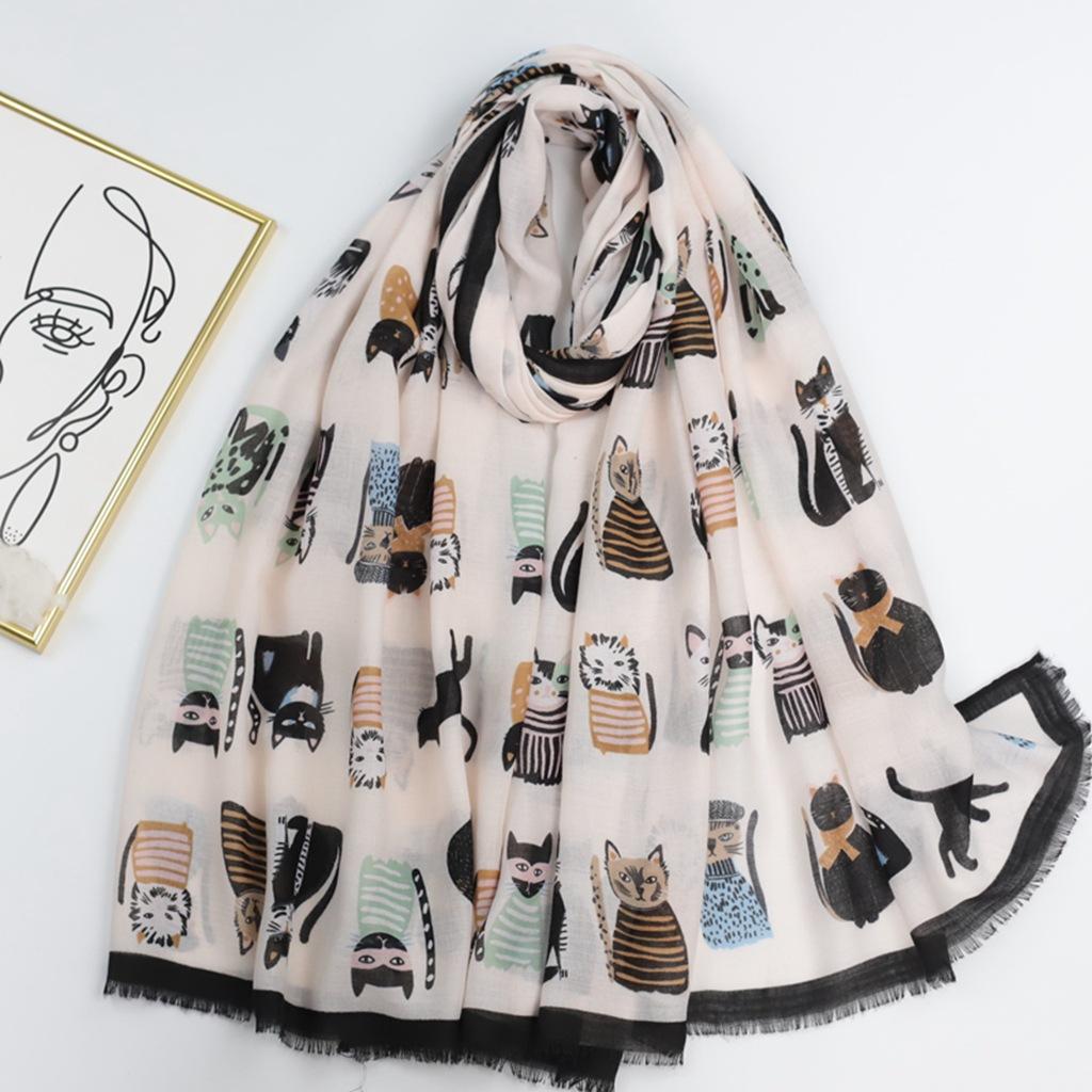 2024 Spring And Autumn Winter New Cotton And Hemp Long Thin Scarf Travel Versatile Sunscreen Warm Shawl For Women