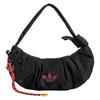 Adidas Originals Polyester Croissant Bag, Cloud Bag, Croissant Bag, Handbag, Shoulder Bag Women's Black Adidas JY8573