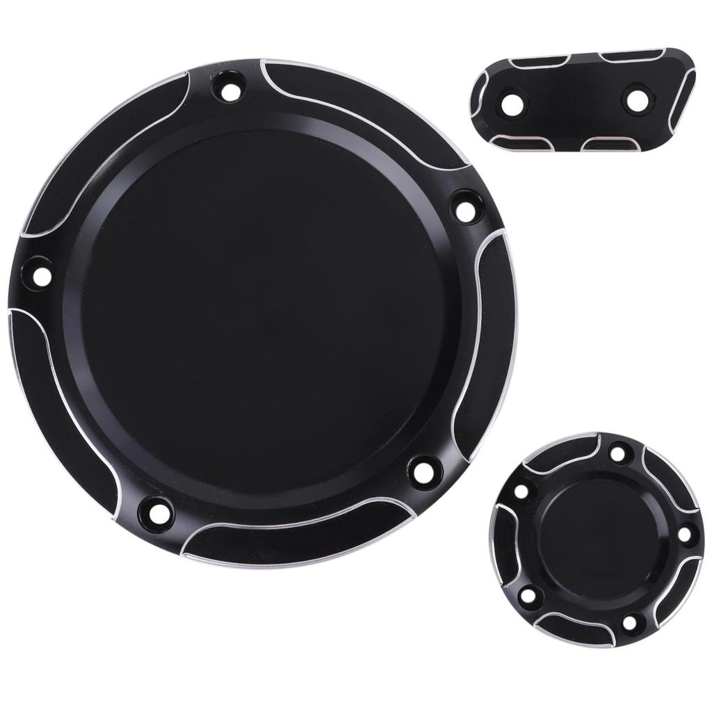 Rubonarie Derby Cover (Black) for Harley Sportster 883/1200