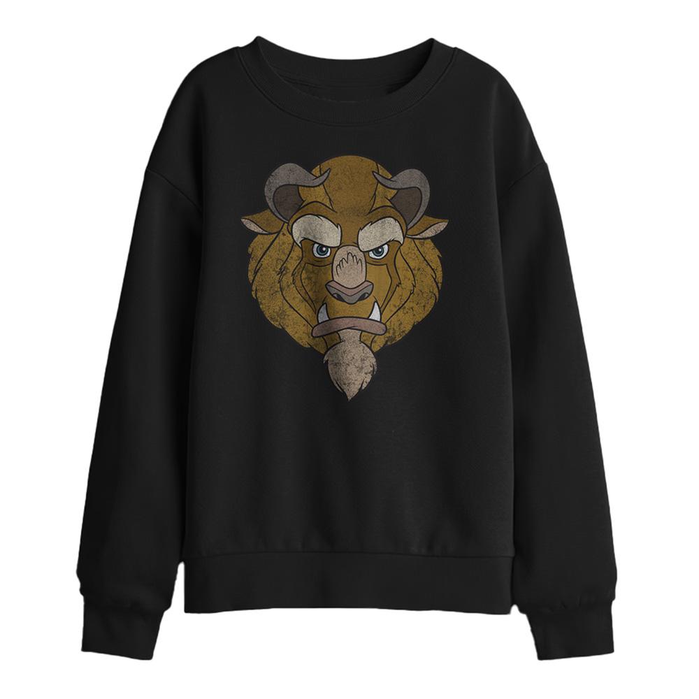 Beauty And The Beast Childrens/Kids Beast Head Sweatshirt
