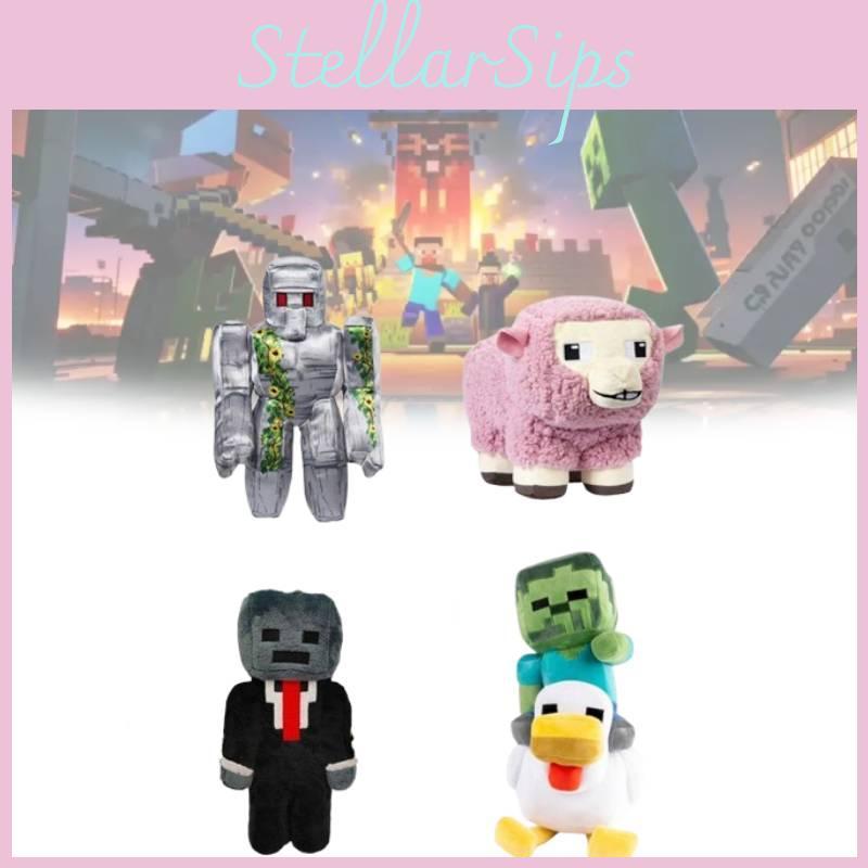 Cute Minecraft Cartoon Plush Toy Boys Children Birthday Gift Doll Companion