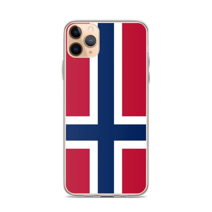 Coque Télephone Drapeau Svalbard Et De Jan Mayen Officiel - iPhone 11 Pro Max