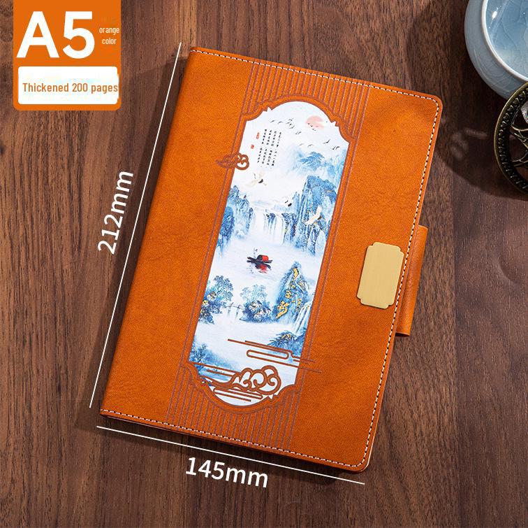 Подарочный набор из креативных деловых блокнотов 2025 года с магнитной застежкой