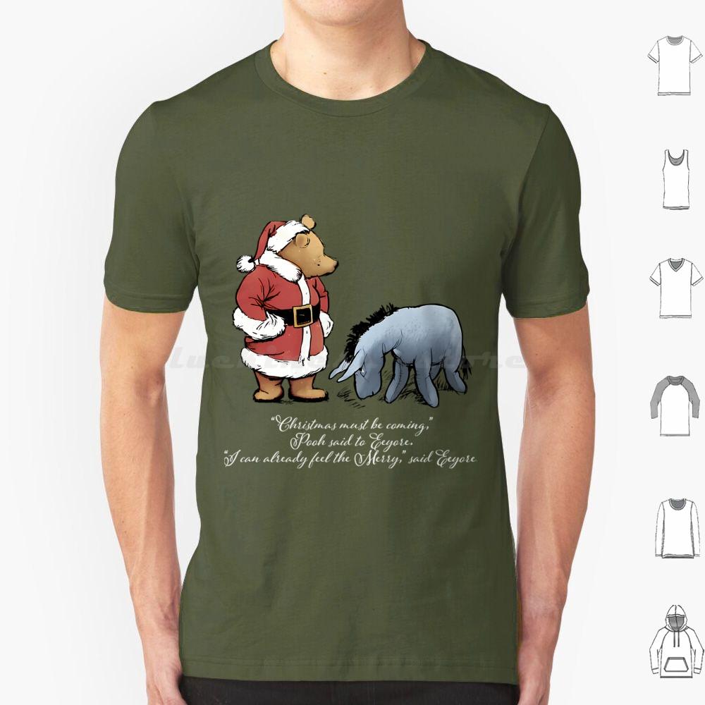 Vintage Cartoon Winnies Tiggers 2024 T Shirt Cotton Men Women DIY Print Winnies The Winnies Bear Honey Christopher Robin Kanga