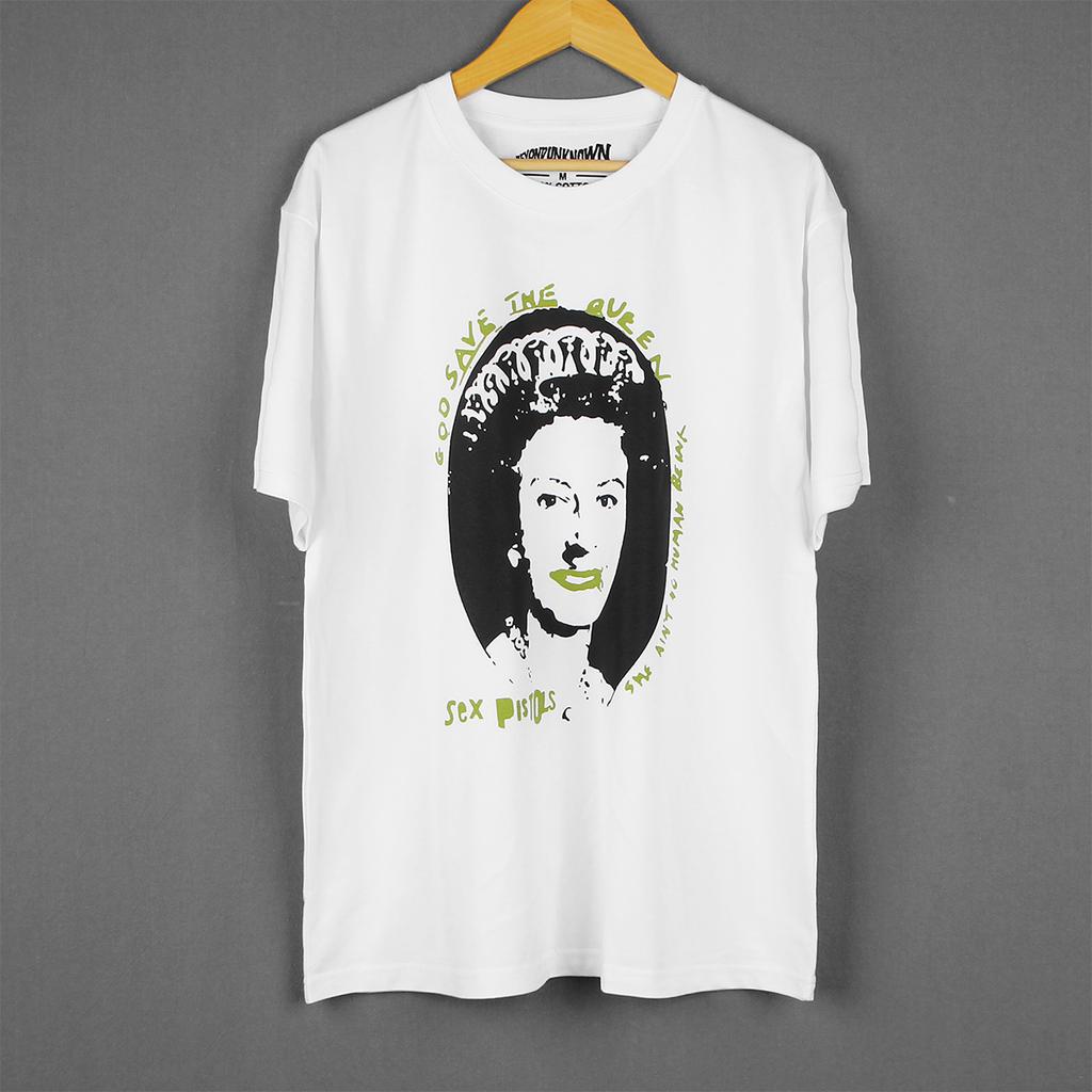 Sex Pistols T-Shirt God Save The Queen Punk Rock Clash Buzzcocks Band Men's Short Sleeves Loose Clothing Printed Shirt