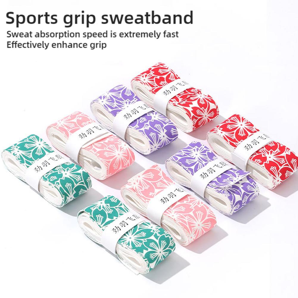 Ракетка для бадминтона Sakura Petals Overgrip с нескользящей впитывающей пот амортизирующей лентой для сквоша P1O1