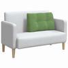 Back Cushion Light Green 80 x 24 x 50 cm Velvet