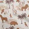 Cotton Flex Brown Fabric Tropical Animal Sewing Craft Projects Fabric Prints By Yard 40 Inch
