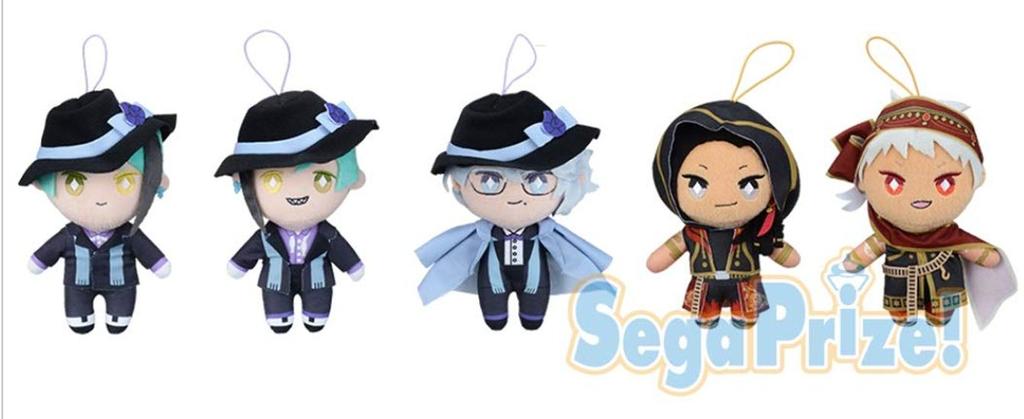 Disney Twisted Wonderland EX Мягкие игрушки Октавинель и Скарабия в общежитии, набор из 5 штук