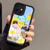Cartoon K-KAKAO CUTE F-FRIENDS Phone Case For IPhone 17 16 15 14 13 12 11 Pro Max Plus Mini Luck Cover