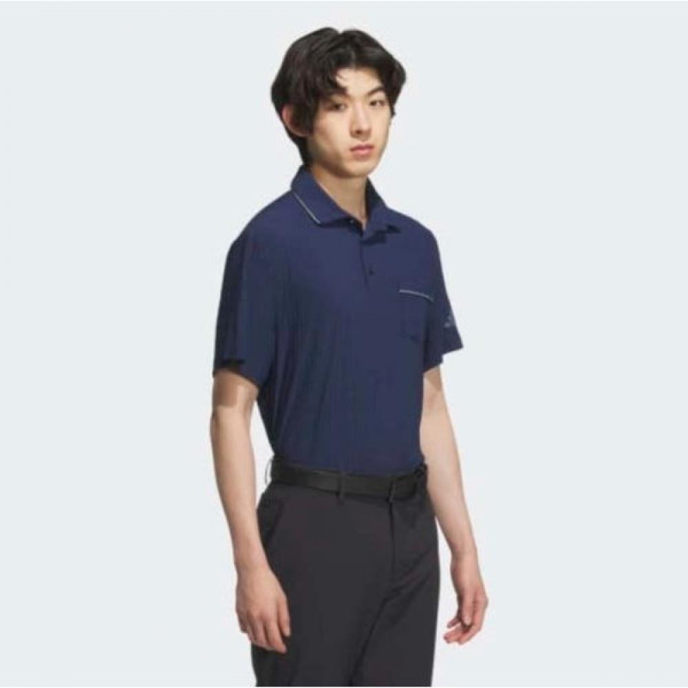 Adidas Golf Men S SeerSucker Polo T ShirT Jf6296