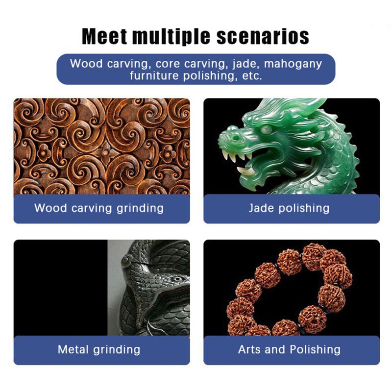 Для дрели, роторного инструмента, удаление ржавчины/коррозии/краски, нейлоновая абразивная щетка, зернистость 80/120/180/240, плоская абразивная щетка, хвостовик 1/4"