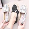 2025 Spring/Autumn Women's Non-slip Cloth Shoes with Soft Cowhide Sole - Comfortable Linen Casual Slip-ons