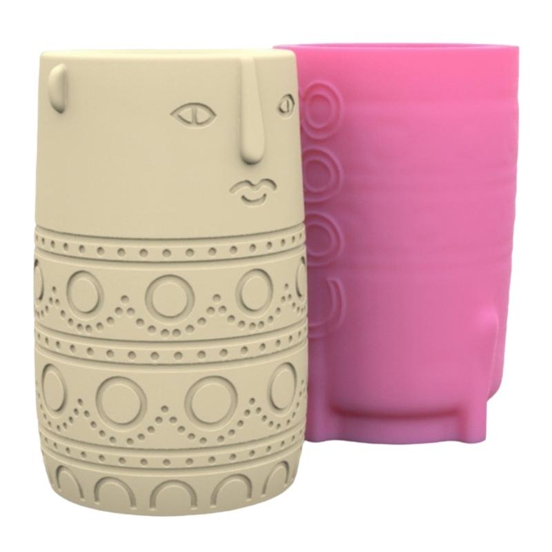 Силиконовая форма «сделай сам» для цементных цветочных горшков, уникальная форма для цветочных горшков для любителей садоводства и подарков