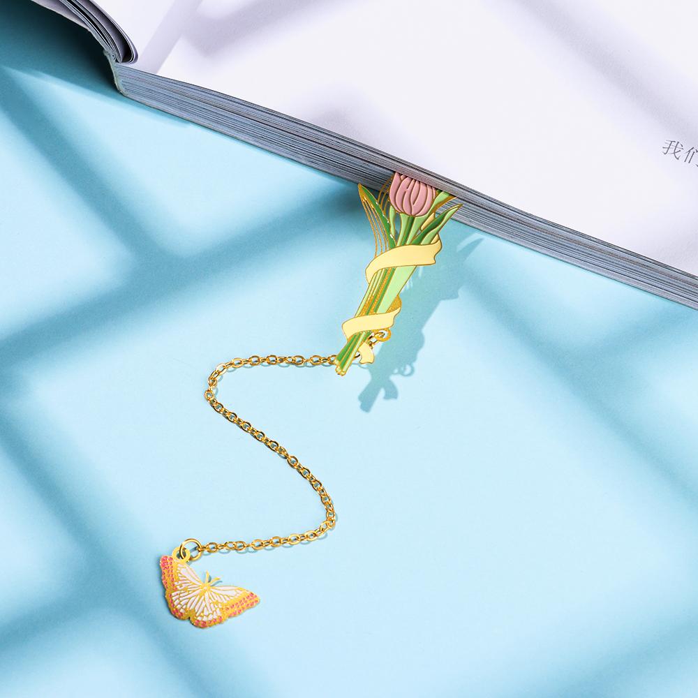 Подарок студенту Подвеска-кисточка в китайском стиле Знак пагинации Книжный зажим Металлическая закладка