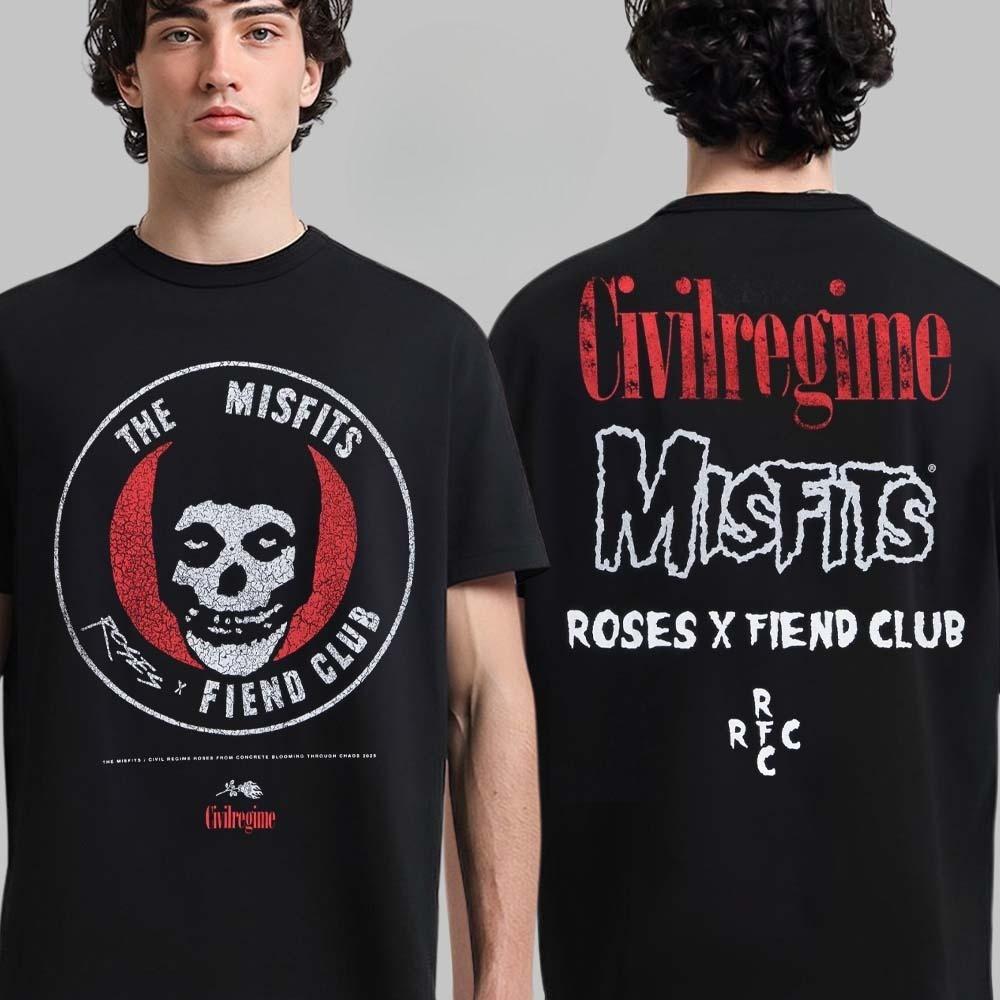 Misfits X Yesterday San Diego Comic Con 2025 Дань уважения «Убийственной шутке» Эксклюзивная унисекс футболка «Убийственный демон»