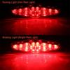 Rodley Michet Motorcycle Tail Light, 15 LED Tail Light, Motorcycle Brake Lamp, Bike
