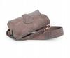 Vera Pelle fashionable women's handbag, small leather and suede shoulder bag