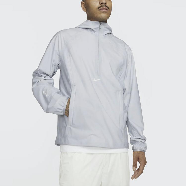 Nike Куртка для гольфа NOCTA из коллаборации с Drake (Азия) Серая мужская уличная одежда DJ5587-012