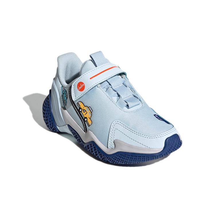 Cleofus x Adidas 4Uture Rnr El K Дышащие Низкие Беговые Кроссовки Синие Детские FW8034