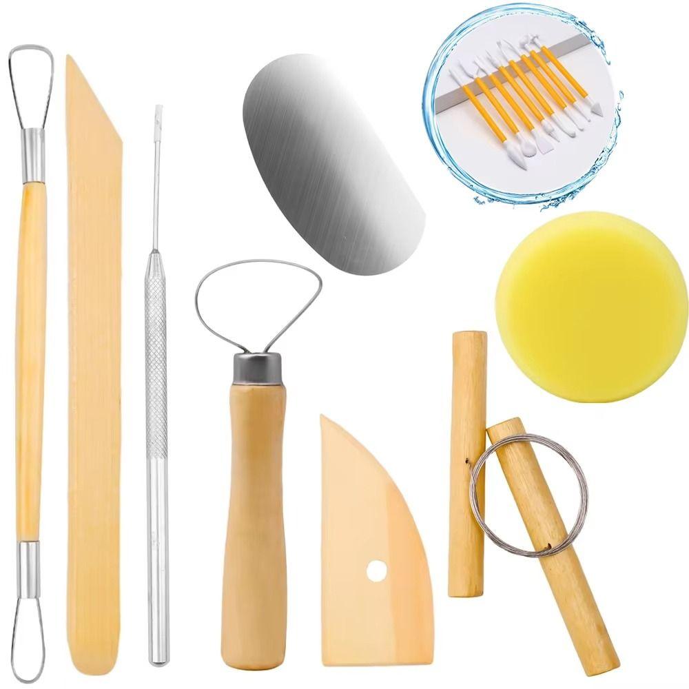 Ultra-light Ceramic Tools Plastic Pottery Tools New Clay Sculpture Tools