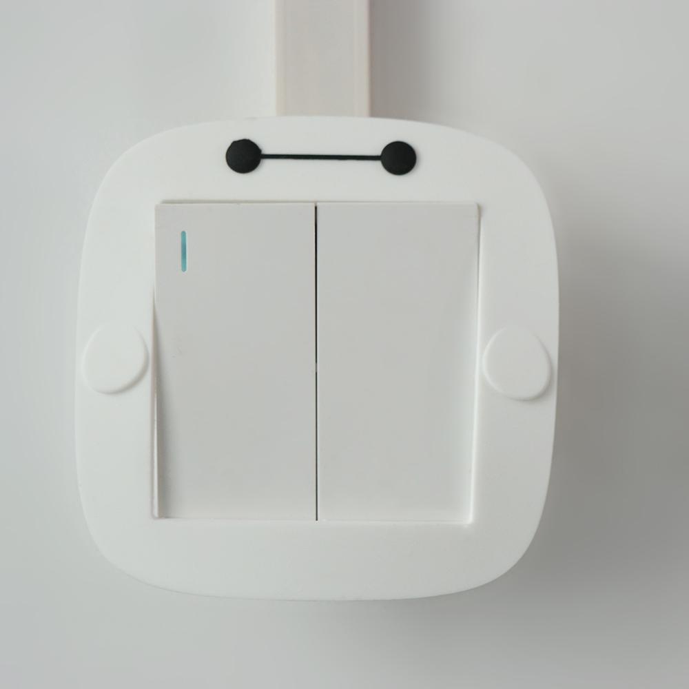 Silicone Switch Stickers Luminous Switch Wall Stickers Switch Protective Cover Kids Room