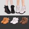 Doll Wearing Chain Decoration Play House Accessories Leather Shoes 1/6 Doll Boots Differents Color