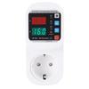 Automatic Voltage Current Safety Socket LED Display Adjustable Voltage Current Surging Safety Socket 1 63A EU Plug
