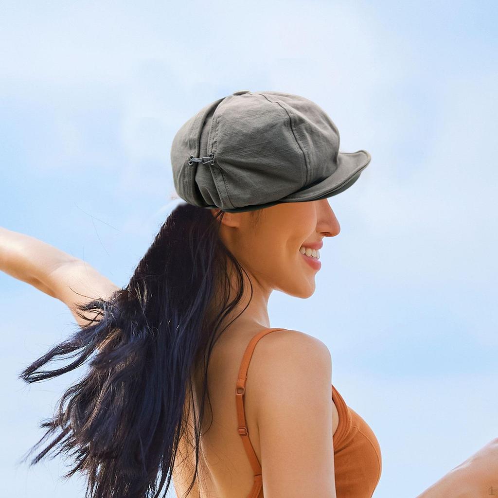 Retro Design Hat for Women Accessories Slouchy Breathable with 6.5cm Brim