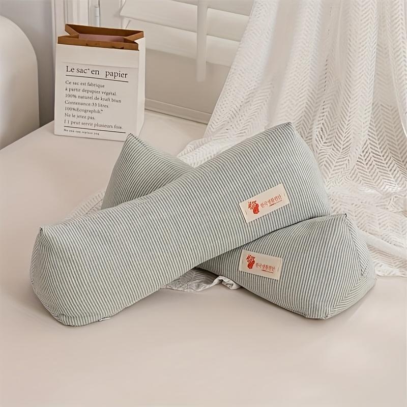 Здоровая гречишная лузга ромбовидная подушка для поддержки шеи для лучшего сна, моющаяся на молнии 3D ромбовидная гречишная подушка, ромбовидная шейная подушка, подушка для сна