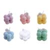 Small Scented Candle Mini Cube Bubble Shaped Wax Candles Aromatherapy for Home Bedroom Wedding Festival Party Decoration Aesthetic Ornament