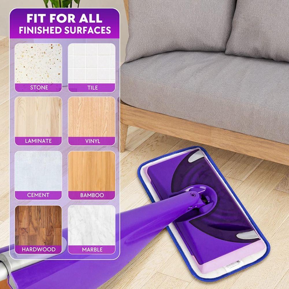 Dry and Wet Reusable Mop Pads Microfiber Mop Cloth New Mop Mat for Swiffer Wet Jet for Home