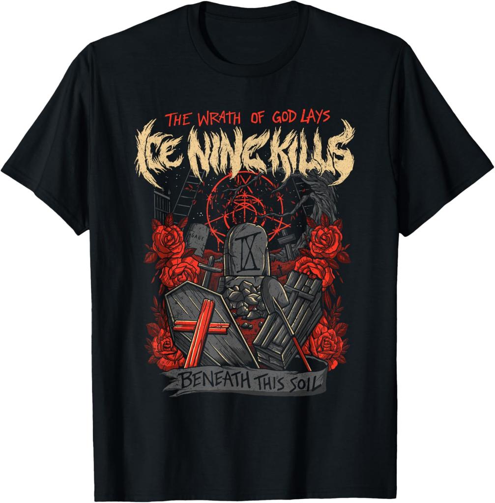 Ice Nine Kills Band th Anniversary INK New T Shirt Cotton Unisexs Womens TShirt Yk Popular Summer T Shirt Fans Gifts