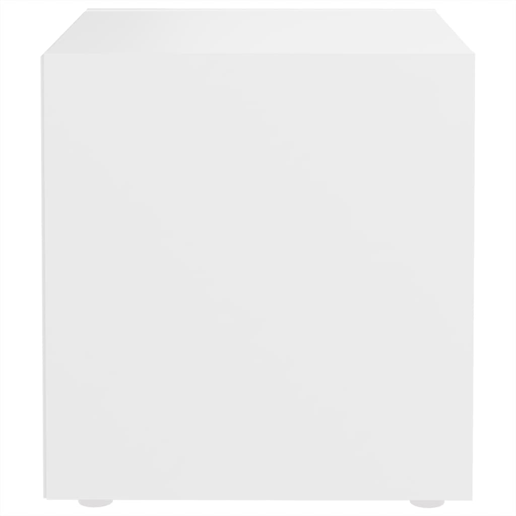 TV Stand White 37 x 35 x 37 cm Particleboard