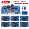 Высокоэффективный электронный стабилизатор напряжения LM2596 с дисплеем Модуль источника питания Вход 25 В-40 В Регулируемый выход 1,25 В-37 В