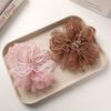 Organza Fabric Fabric Flower Corsage Beaded Flower Flower Applique Flower Patch  Formal Wear