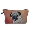Women Dog Print Cosmetic Bag Toiletries Organize Travel Storage Case 6420