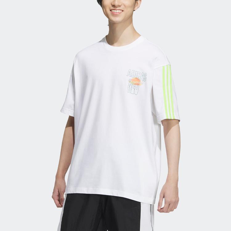 Adidas Neo T Shirt Unisex White IA6743