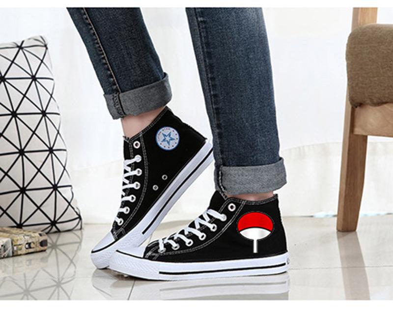 Demon Slayer Canvas High-top Skate Shoes - Unisex Cartoon Fashion