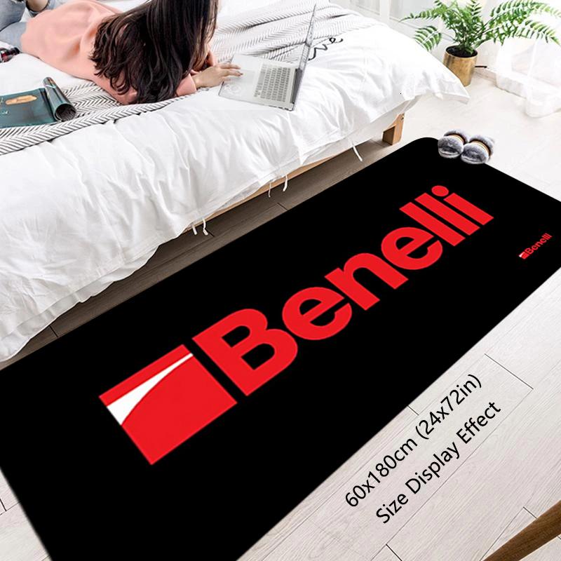 Коврик для пола Benelli Коврик для двери Нескользящий коврик для ног для прихожей Кухонный ковер Спальня Прикроватные коврики Багажник автомобиля Домашний декор