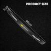 Car Rear Bumper Trunk Load Edge Protector Guard Trim Transparent Sticker For Chevrolet Cruze Captiva Sail Corsa Aveo Accessories