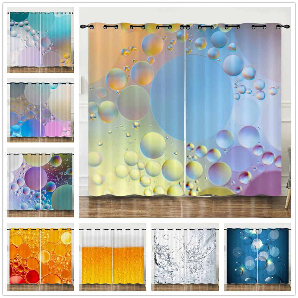 Штора Роса 3D Цифровая печать Затемняющая штора на люверсах