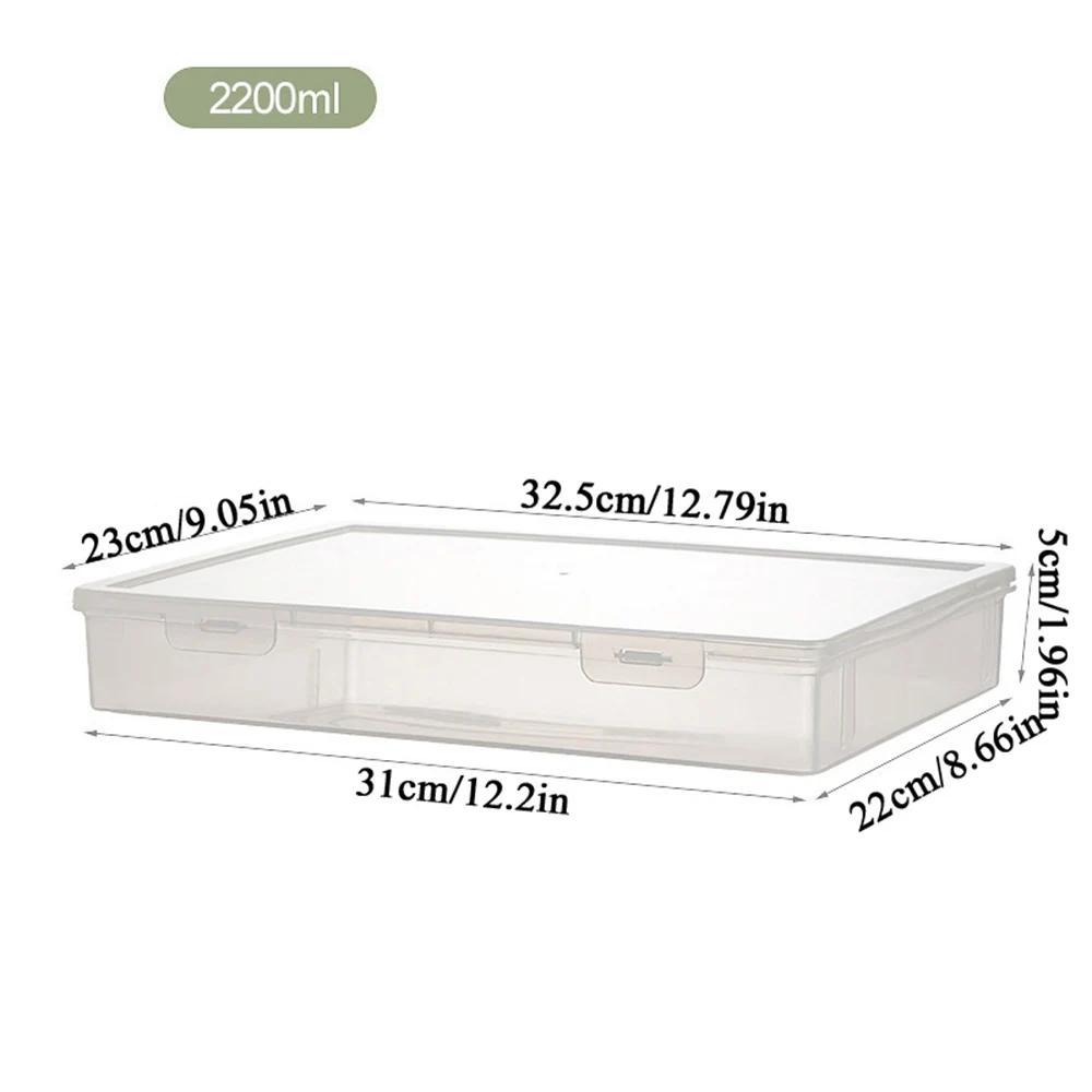 Прозрачный акриловый настольный ящик для хранения бумаги формата А4, органайзер для файлов, документов, экзаменационных работ, домашний пылезащитный держатель для карточек, кейс