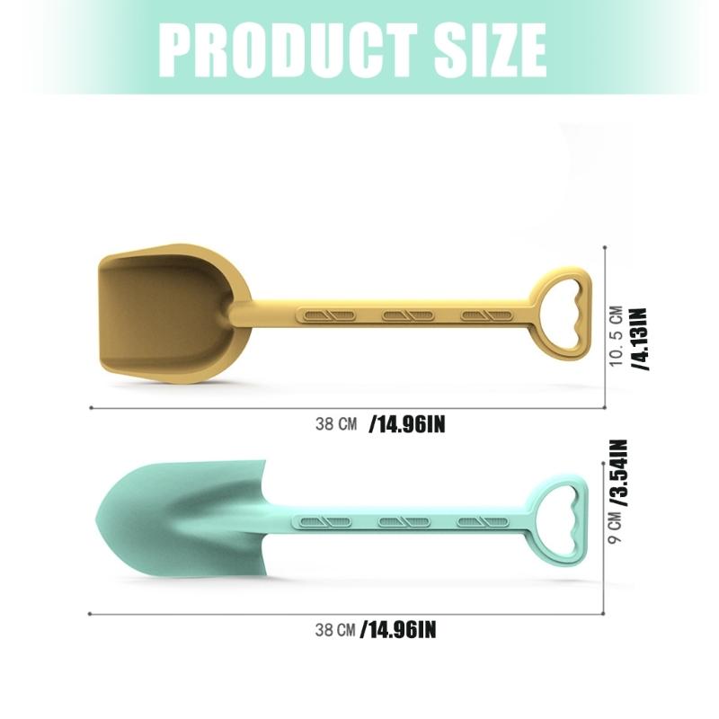 2 шт. Детская лопатка для копания песка, устойчивая строительная игрушка для строительства песочных замков, безопасная игрушка для игры с песком на пляже, летние товары