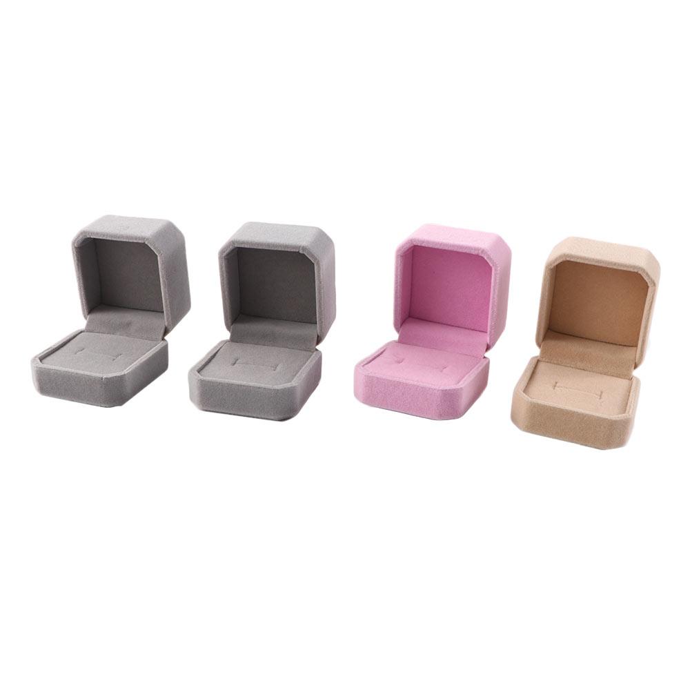 Velvet Ring Holder Earring Storage Jewelry Box Earring Display Case Box Storage Organizer Ring Box