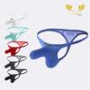 Men’s Mesh Breathable Low-Rise Ice Silk Elephant Trunk Thong T-Back