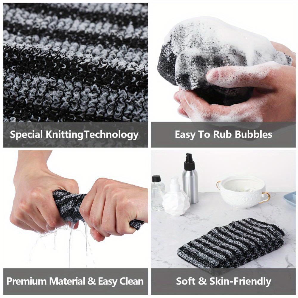 Japanese Rubbing Washcloth Bath Nylon Towel Brush for Back Towels Exfoliating Scrub Shower Sponge Body Bathroom Accessories